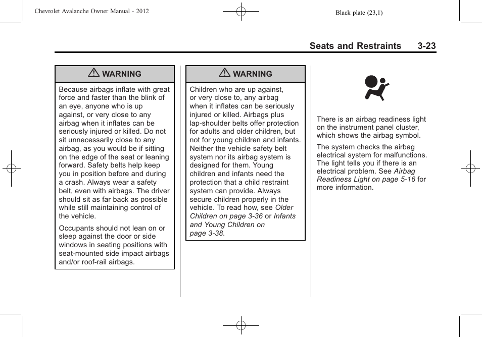 CHEVROLET 2010 Avalanche User Manual | Page 83 / 508