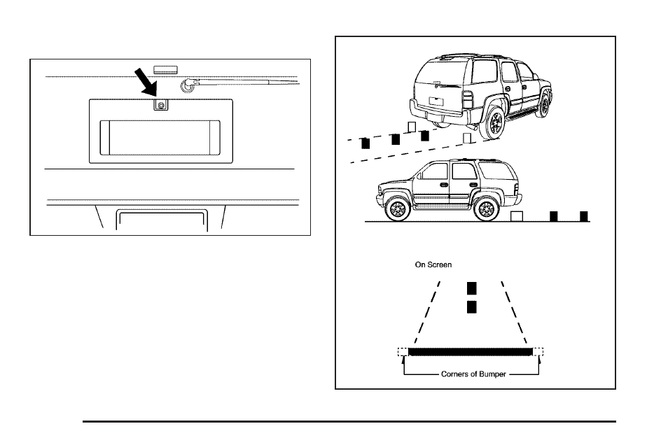 Rear vision camera location | CHEVROLET 2009 Suburban User Manual | Page 172 / 578