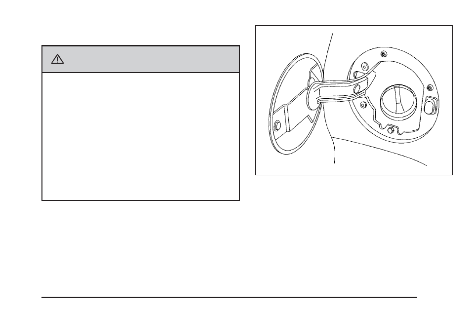 Filling the tank, Filling the tank -9, Caution | CHEVROLET 2009 Suburban User Manual | Page 409 / 578