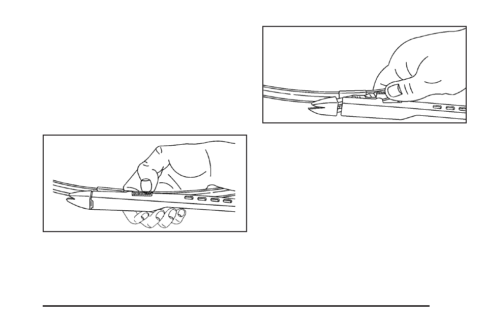 Windshield wiper blade replacement, Windshield wiper blade replacement -59 | CHEVROLET 2009 Suburban User Manual | Page 459 / 578