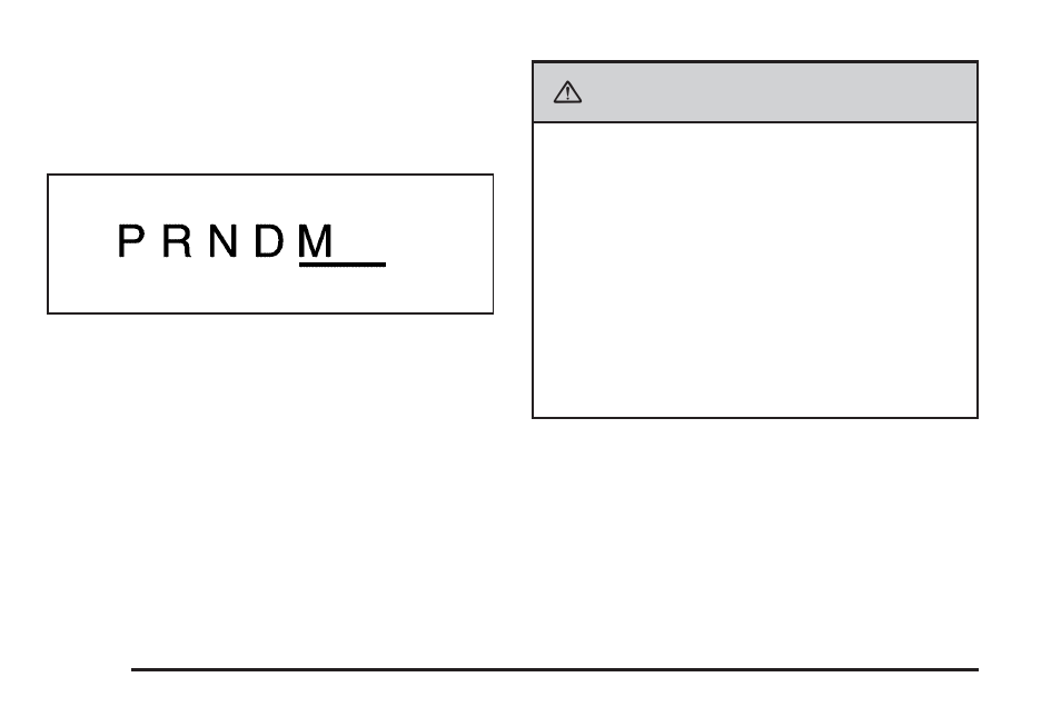 Automatic transmission operation, Automatic transmission operation -14, Caution | CHEVROLET 2009 Silverado User Manual | Page 22 / 74