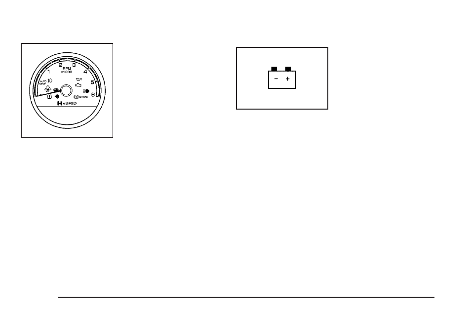 Tachometer, Charging system light, Tachometer -4 charging system light -4 | CHEVROLET 2009 Silverado User Manual | Page 30 / 74