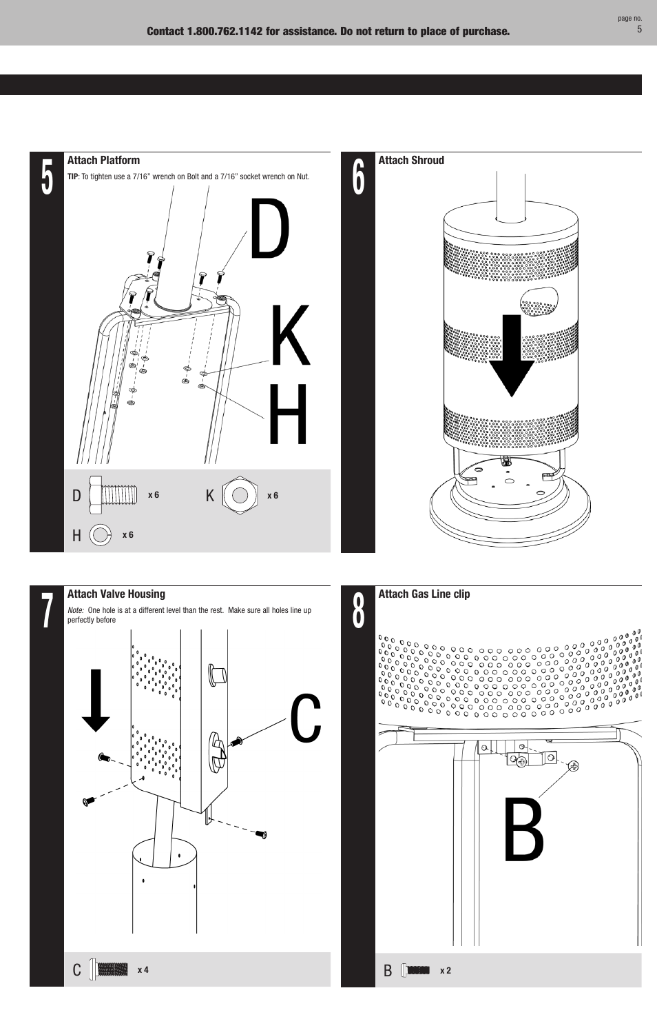 Blue Rhino GWU9300H User Manual | Page 5 / 20