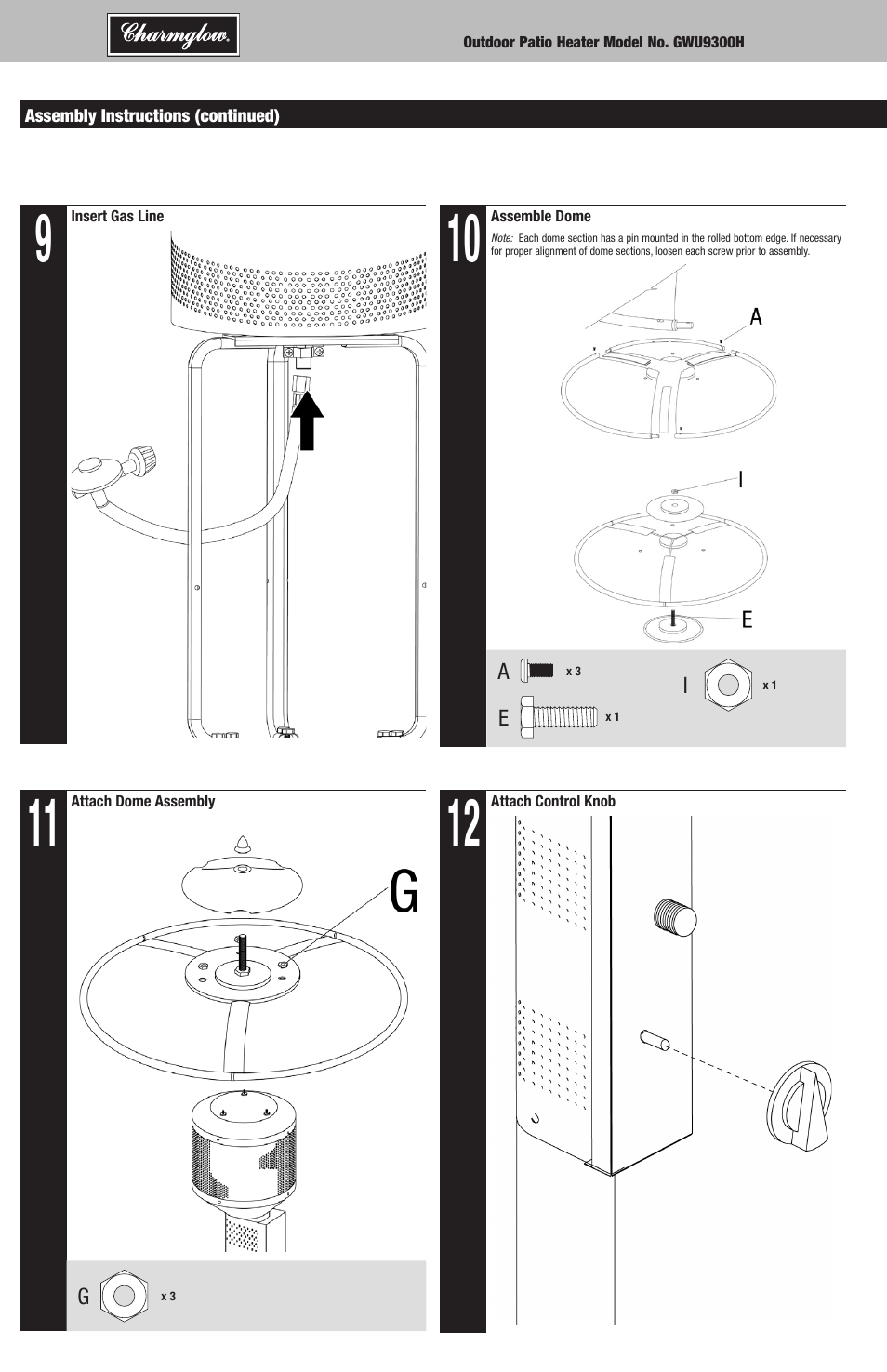 Blue Rhino GWU9300H User Manual | Page 6 / 20