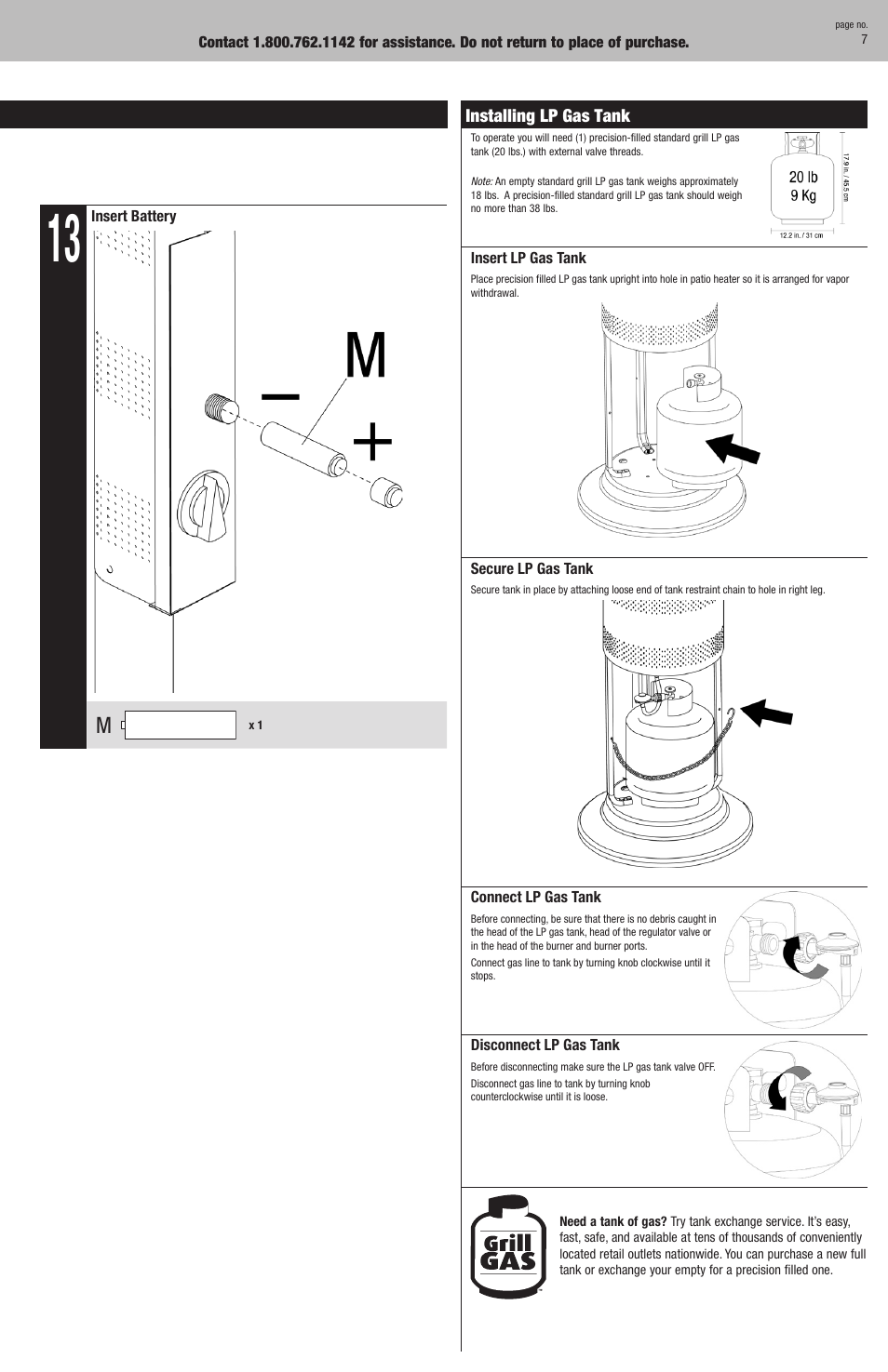 Blue Rhino GWU9300H User Manual | Page 7 / 20