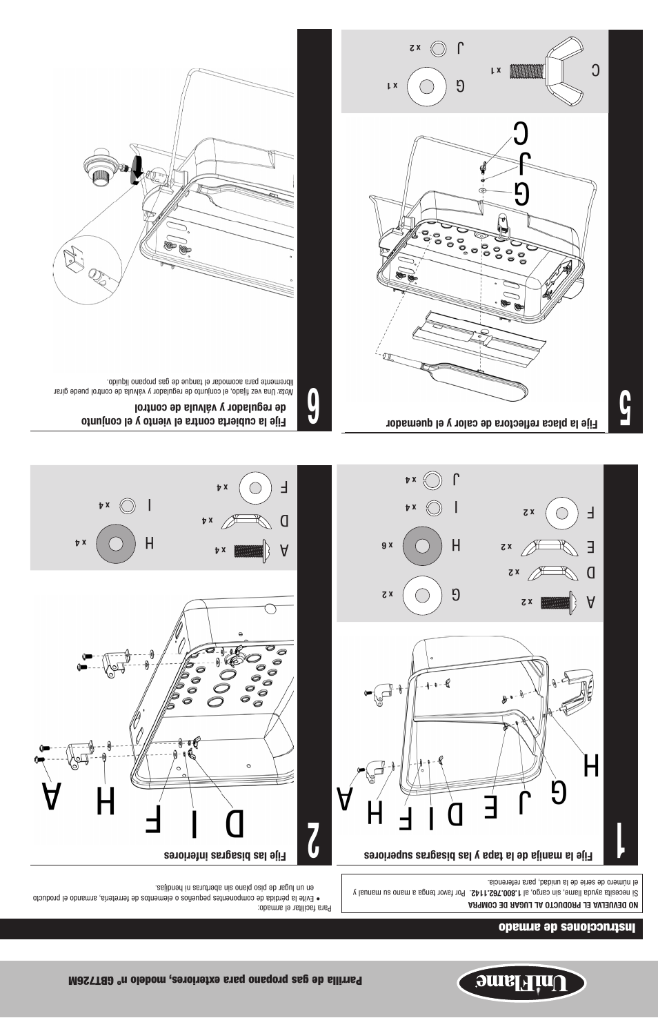 Blue Rhino GBT726M User Manual | Page 12 / 16