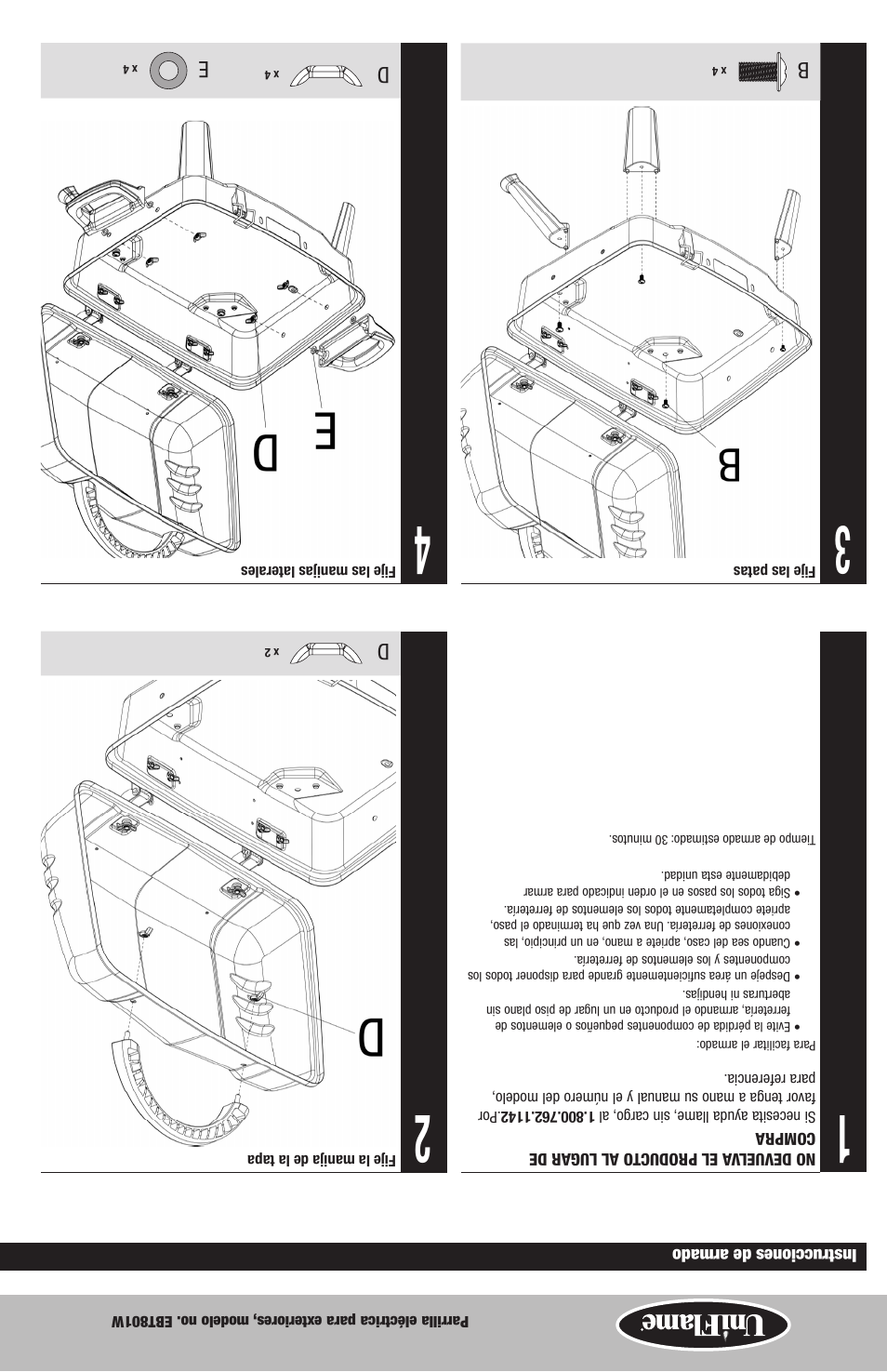 Blue Rhino EBT801W User Manual | Page 13 / 16