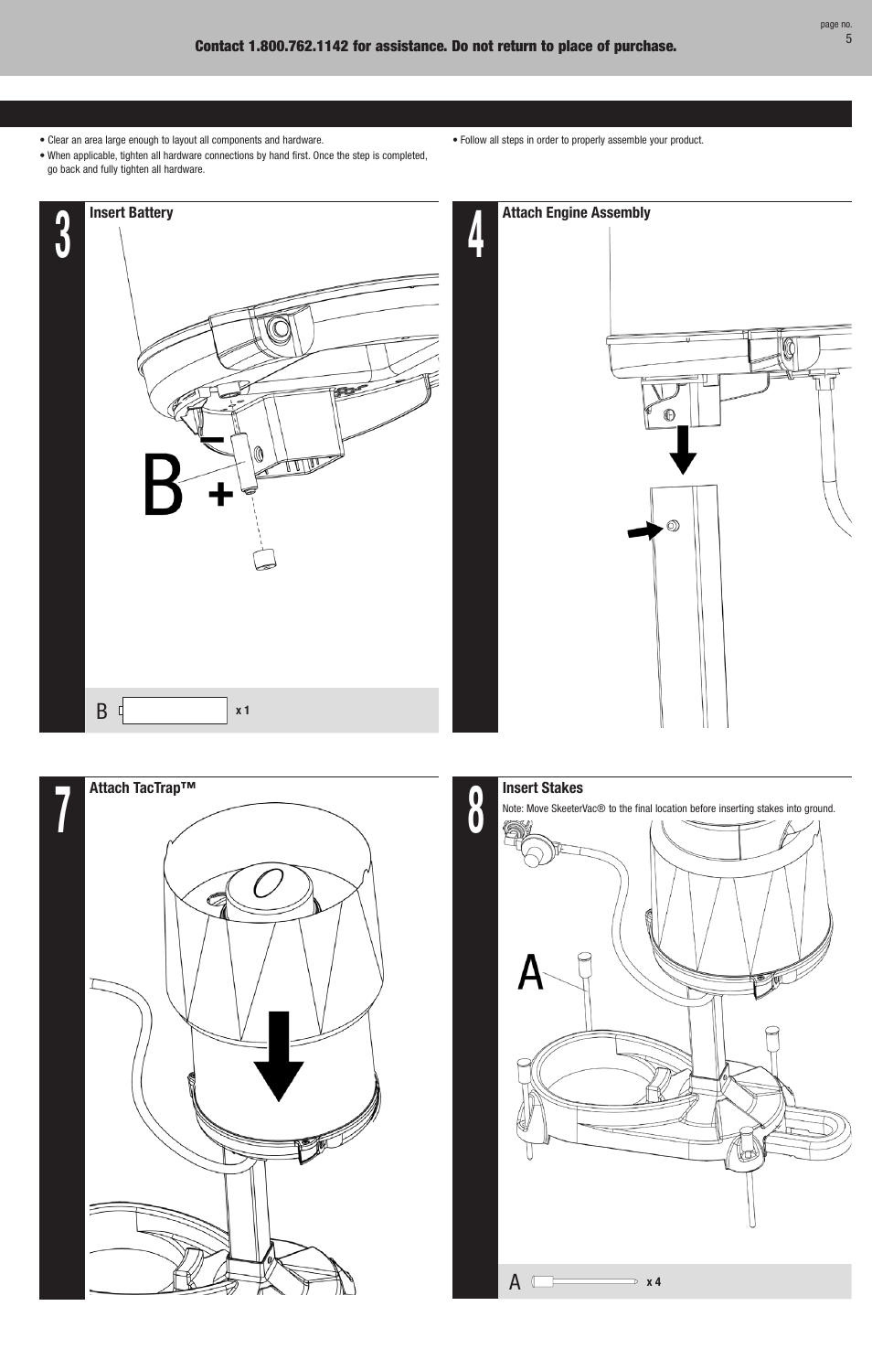 Blue Rhino SV3000 User Manual | Page 5 / 8