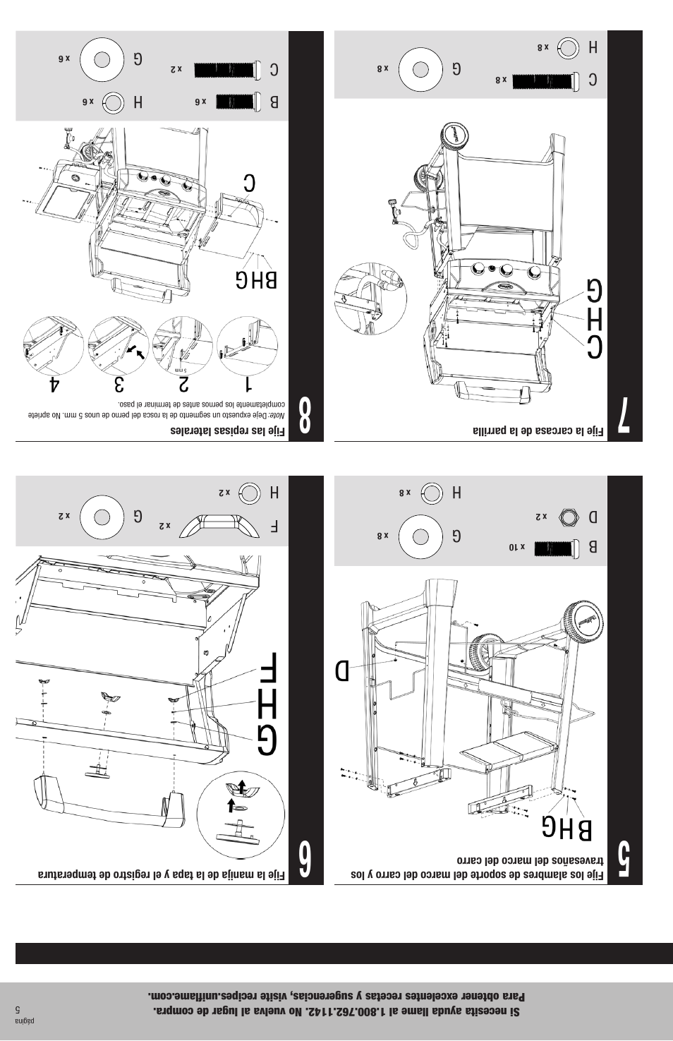 Blue Rhino GBC981WBU User Manual | Page 20 / 24