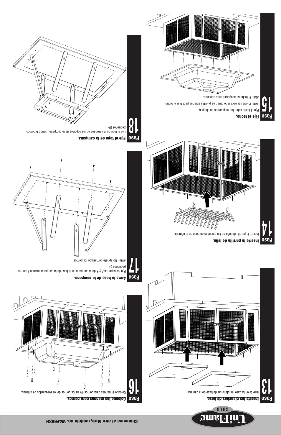 Blue Rhino WAF508H User Manual | Page 15 / 20