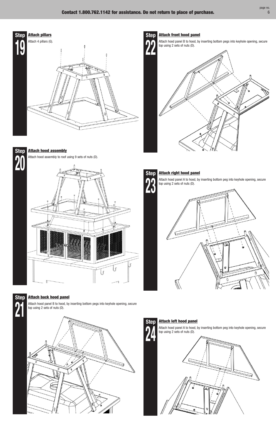 Blue Rhino WAF508H User Manual | Page 7 / 20