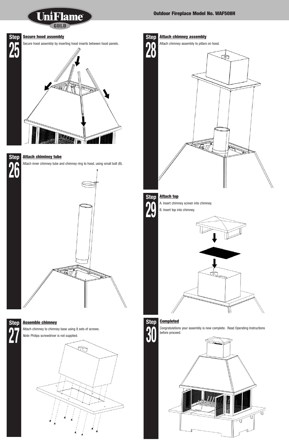 Blue Rhino WAF508H User Manual | Page 8 / 20