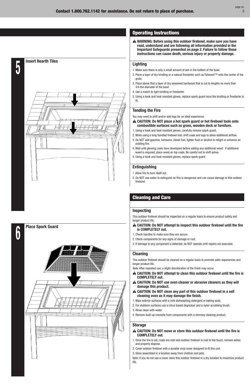 Blue Rhino WAD911W1 User Manual | Page 5 / 12