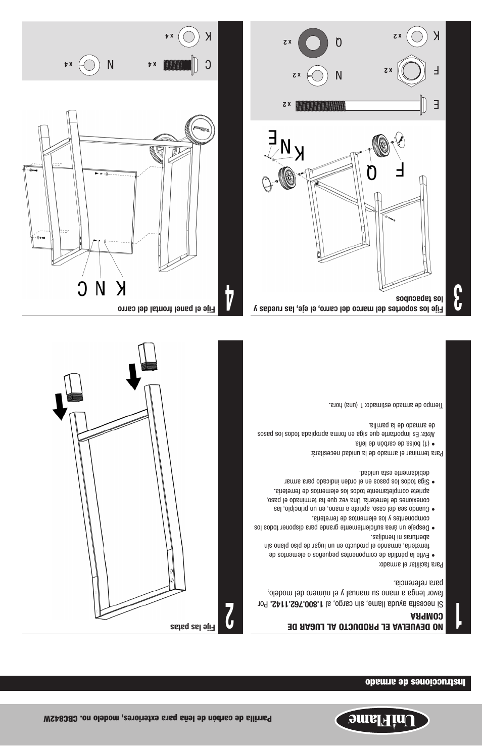 Blue Rhino CBC842W User Manual | Page 17 / 20