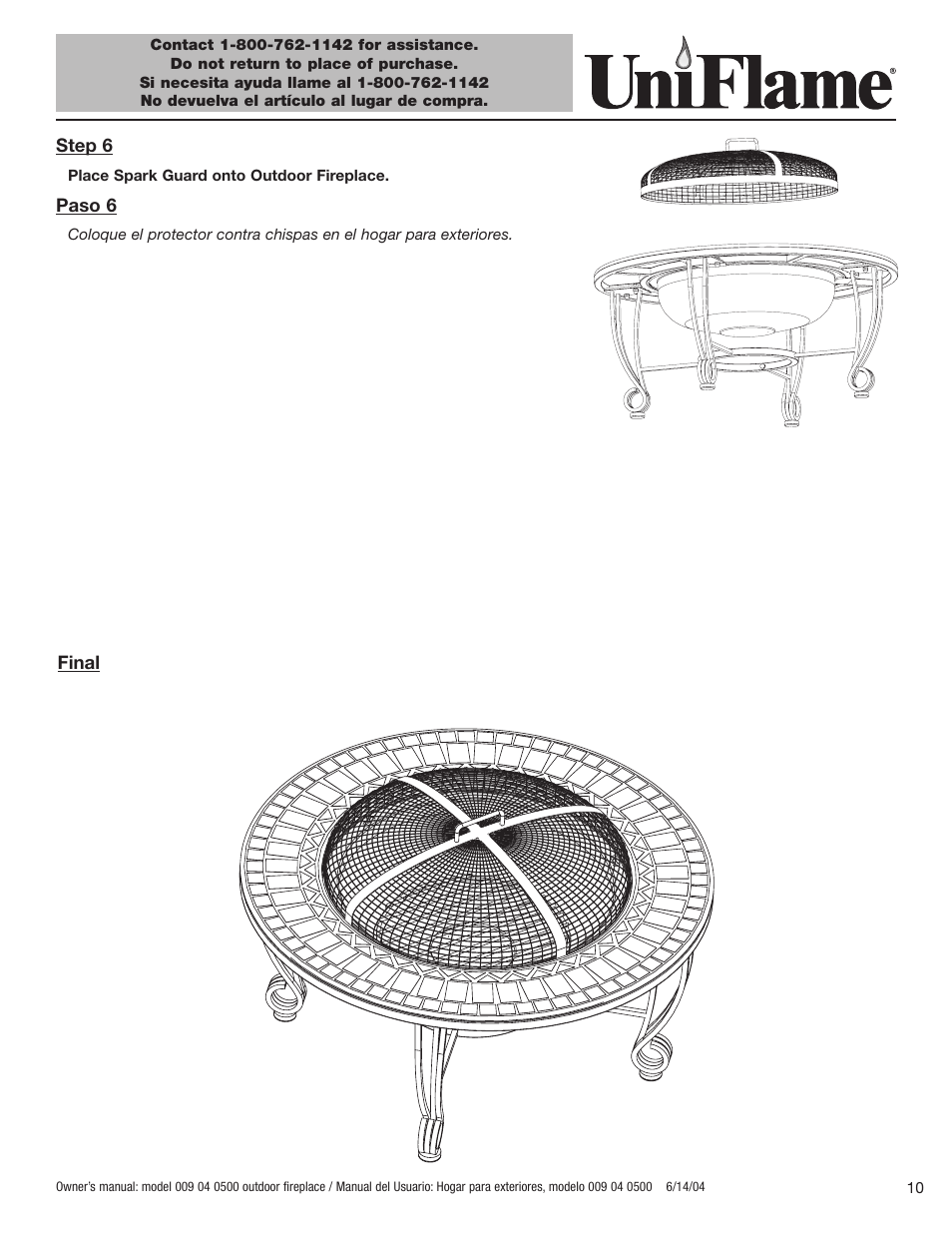 Blue Rhino 009 04 0500 User Manual | Page 11 / 18