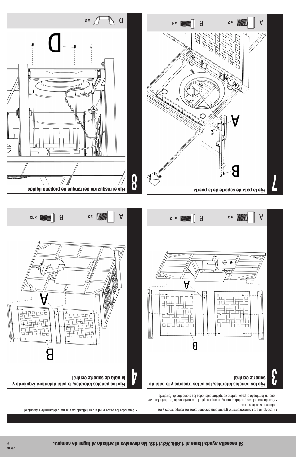 Blue Rhino GAD730T User Manual | Page 16 / 20