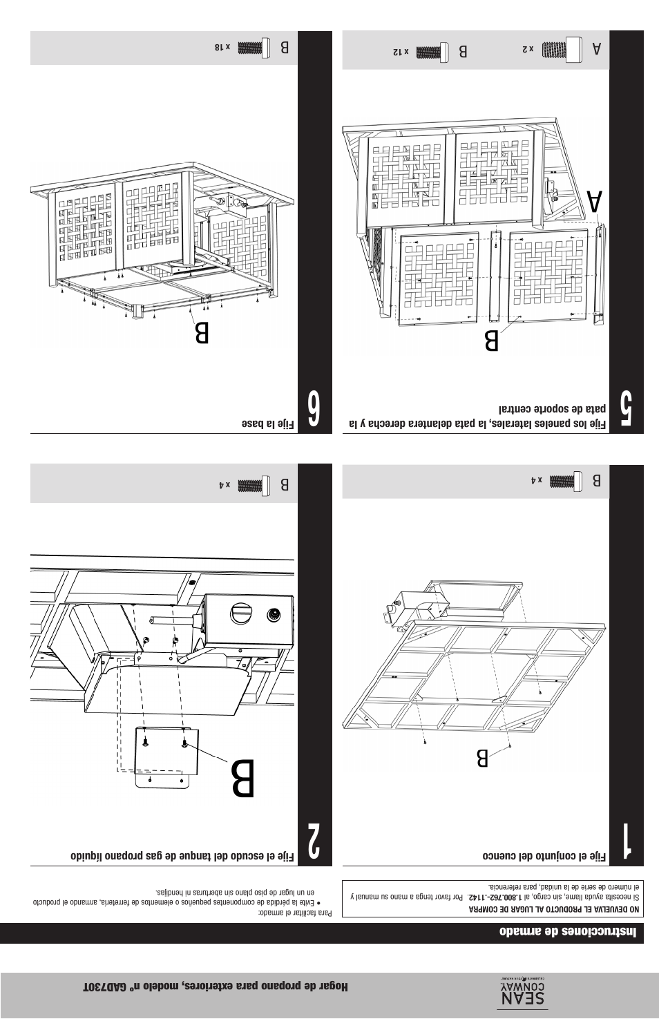 Blue Rhino GAD730T User Manual | Page 17 / 20