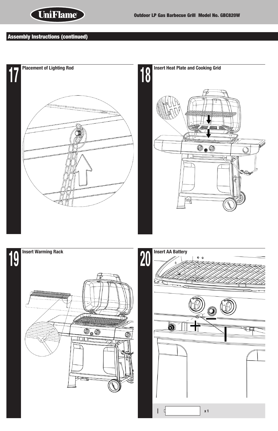 Blue Rhino GBC820W User Manual | Page 8 / 28