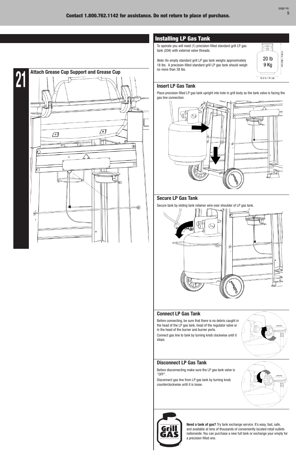 Blue Rhino GBC820W User Manual | Page 9 / 28