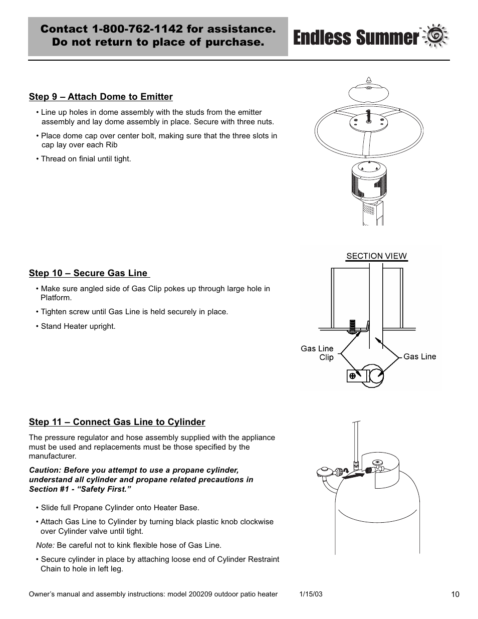 Blue Rhino 200209 User Manual | Page 11 / 44