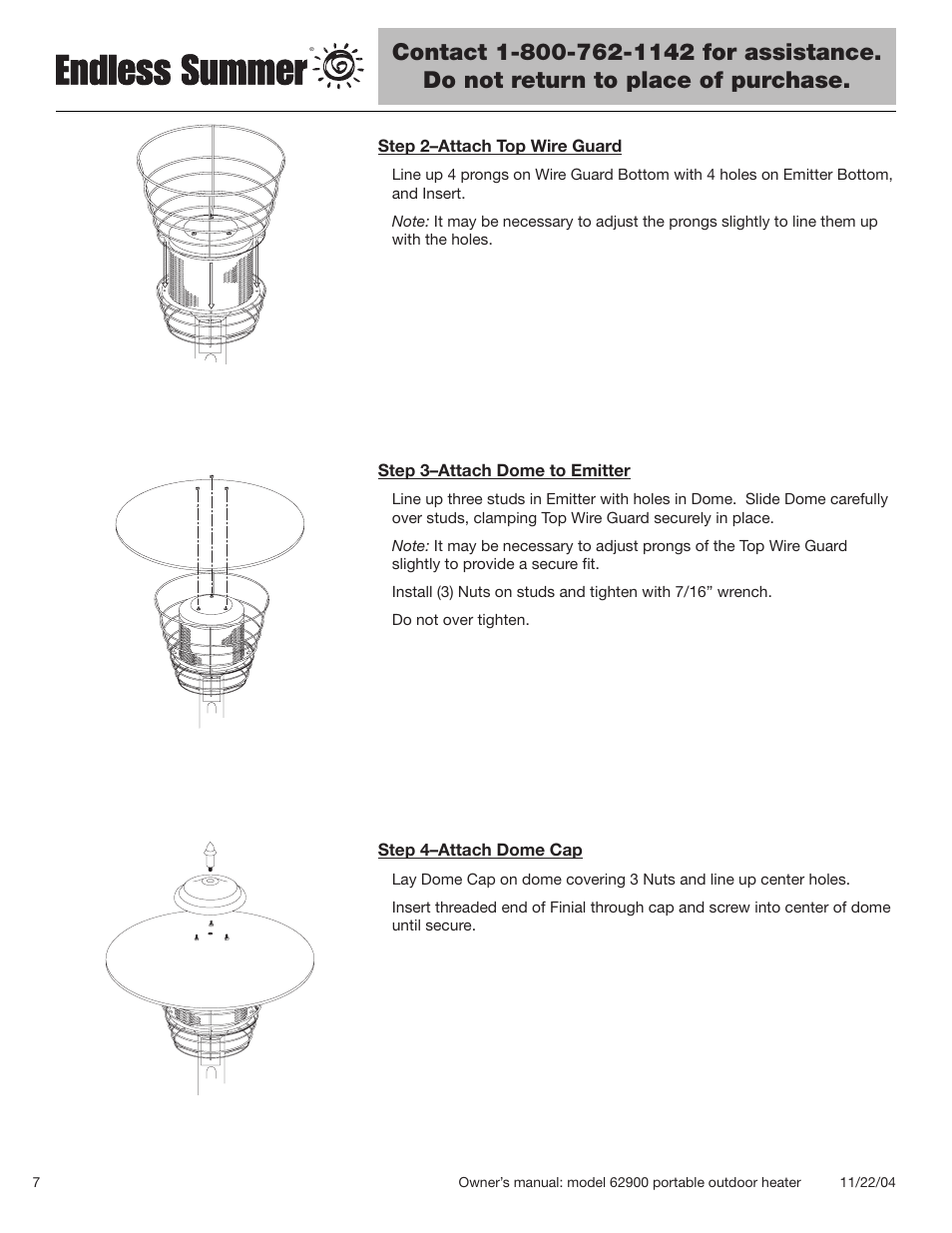 Blue Rhino Endless Summer 62900 User Manual | Page 8 / 19