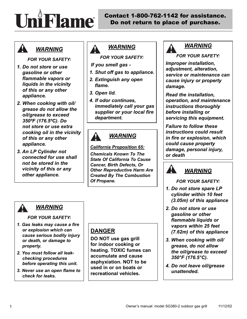 Blue Rhino SG380-2 User Manual | Page 2 / 40