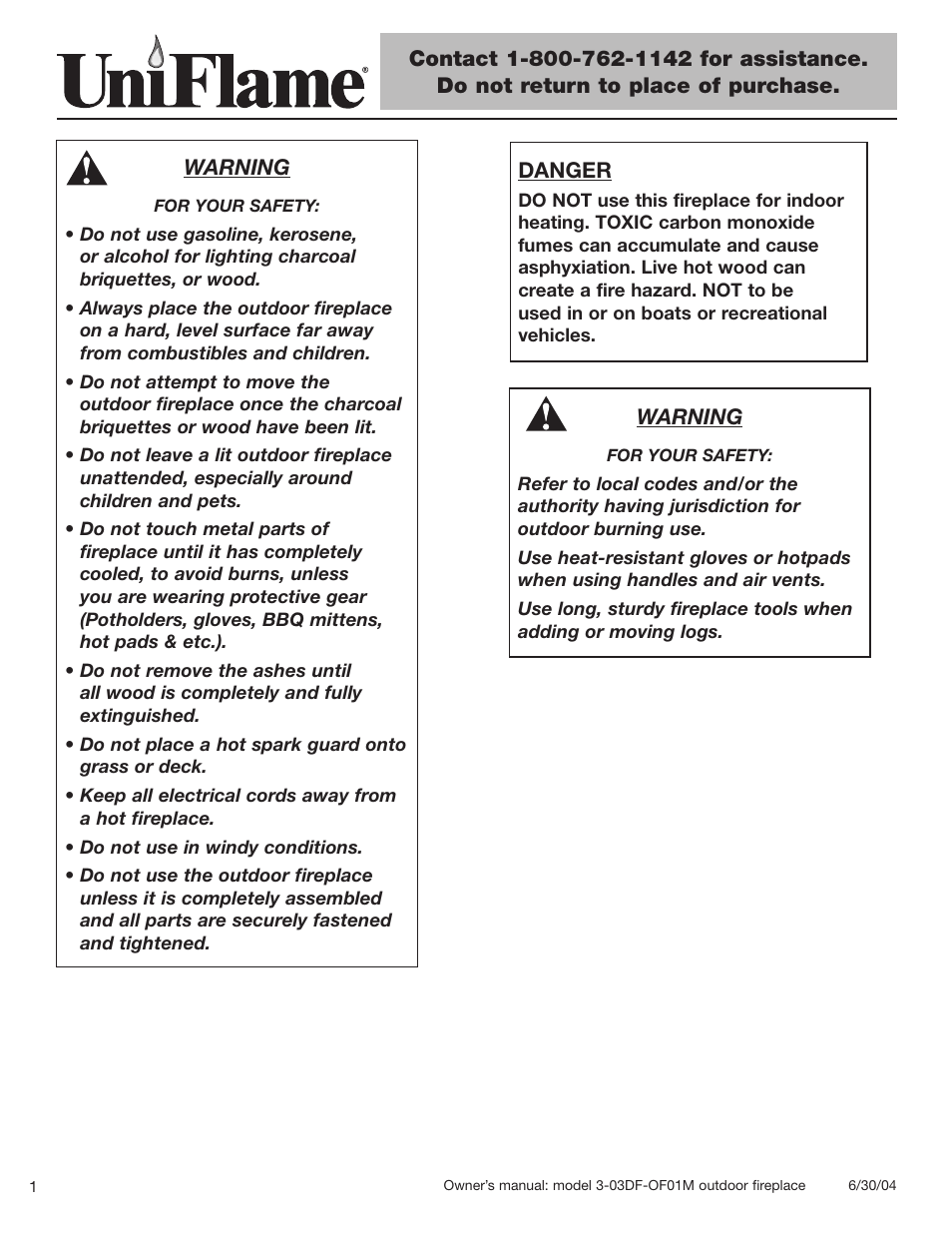 Blue Rhino 3-03DF-OF01M User Manual | Page 2 / 20