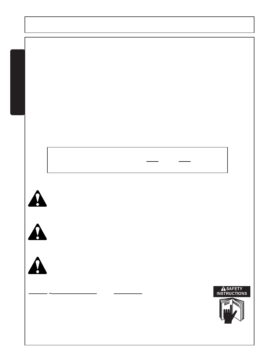 Safety information -2, Safety | Blue Rhino 72-inch User Manual | Page 8 / 98