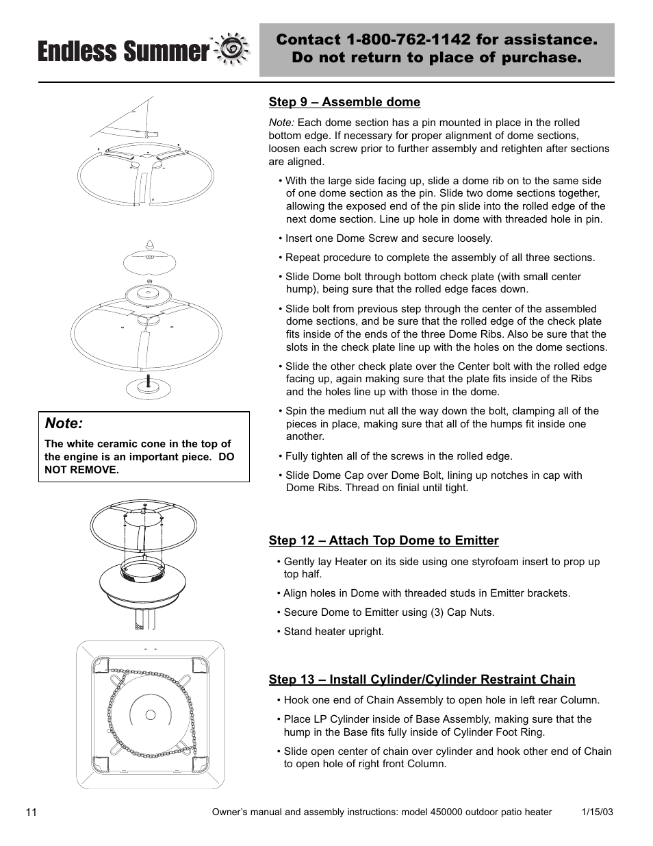 Blue Rhino 450000 User Manual | Page 12 / 24
