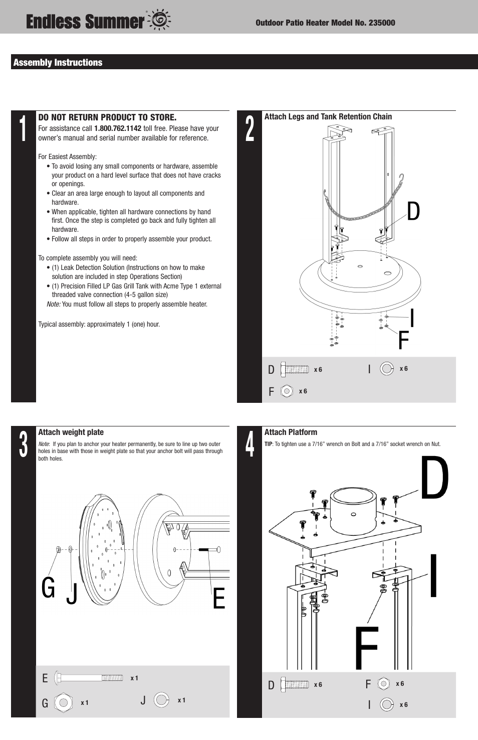 Blue Rhino ENDLESS SUMMER 235000 User Manual | Page 4 / 10