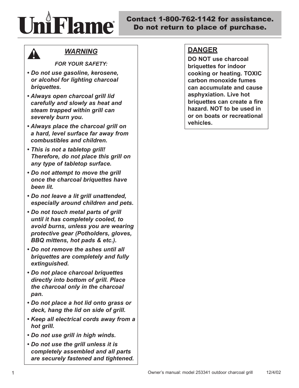 Blue Rhino 253341 User Manual | Page 2 / 21