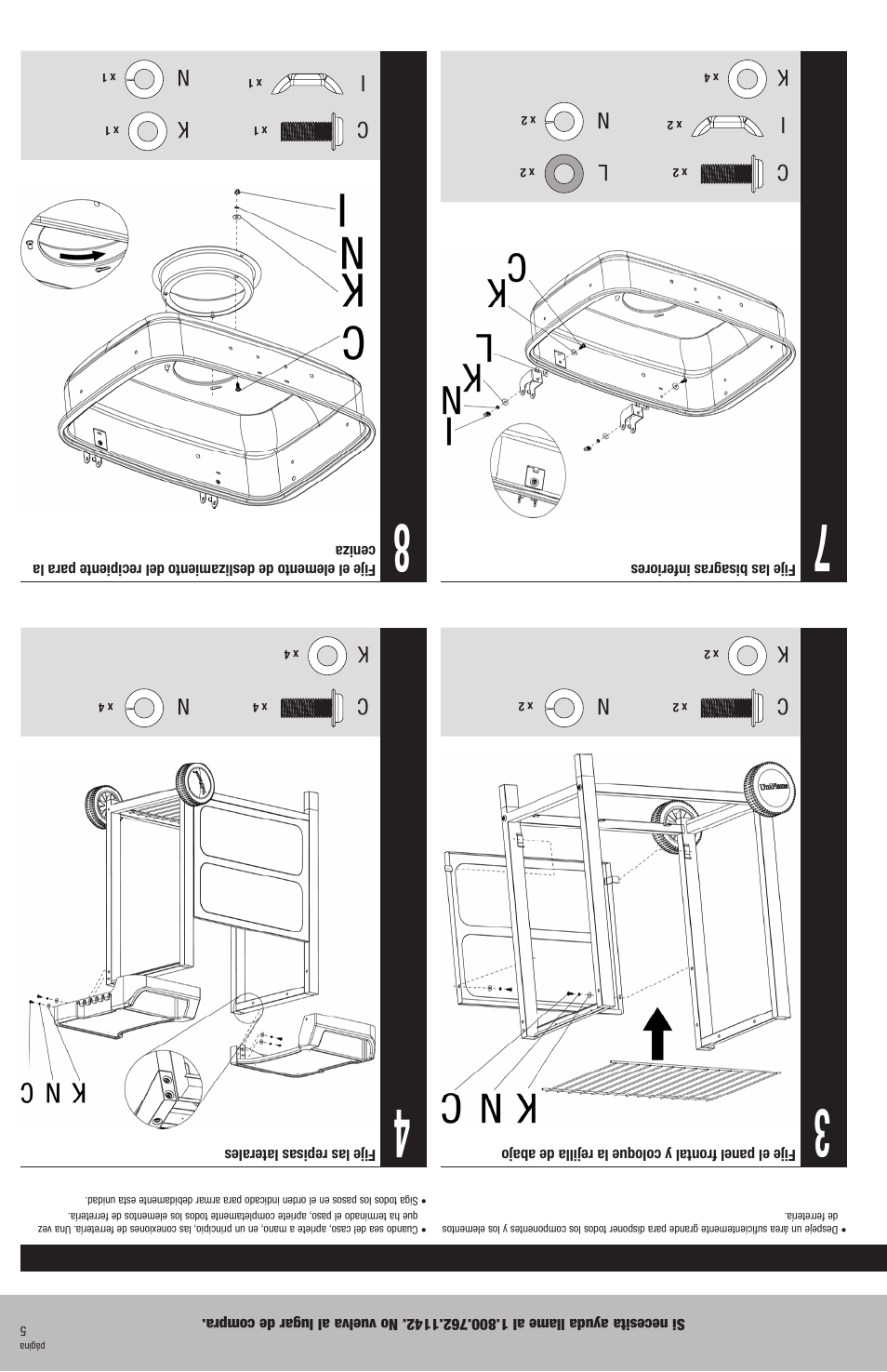 Blue Rhino CBC741W User Manual | Page 12 / 16