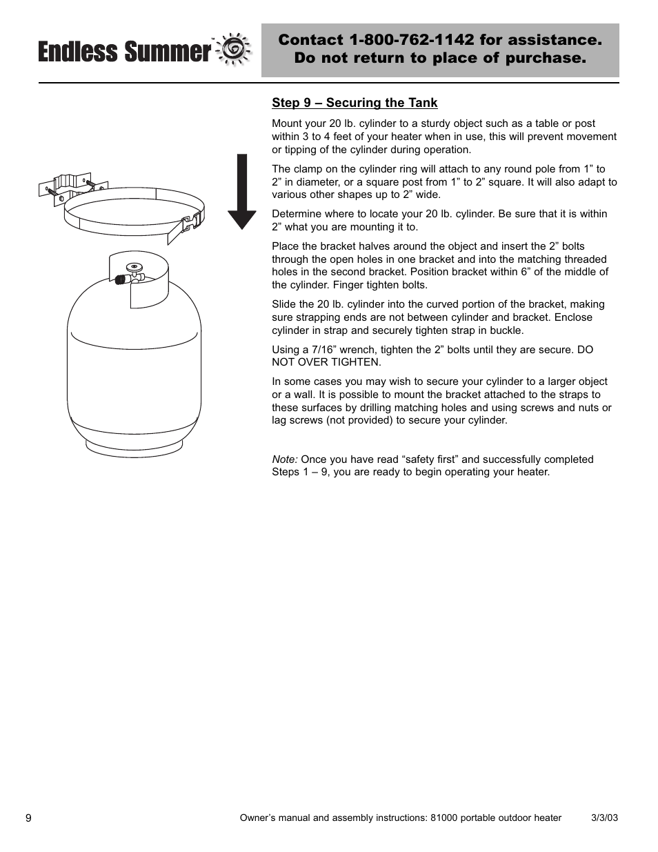 Blue Rhino 81000 User Manual | Page 10 / 20