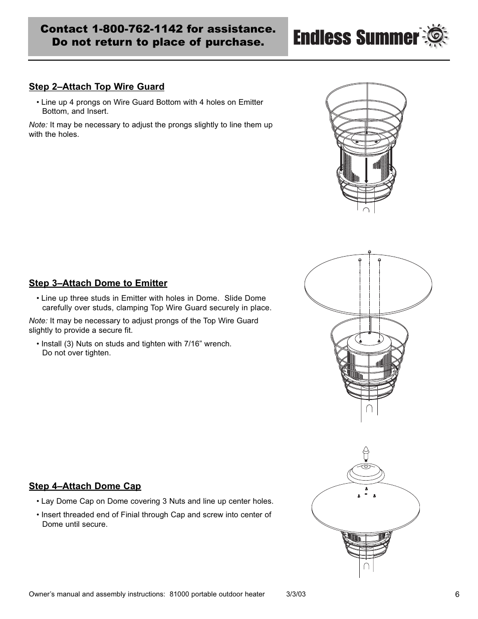 Blue Rhino 81000 User Manual | Page 7 / 20