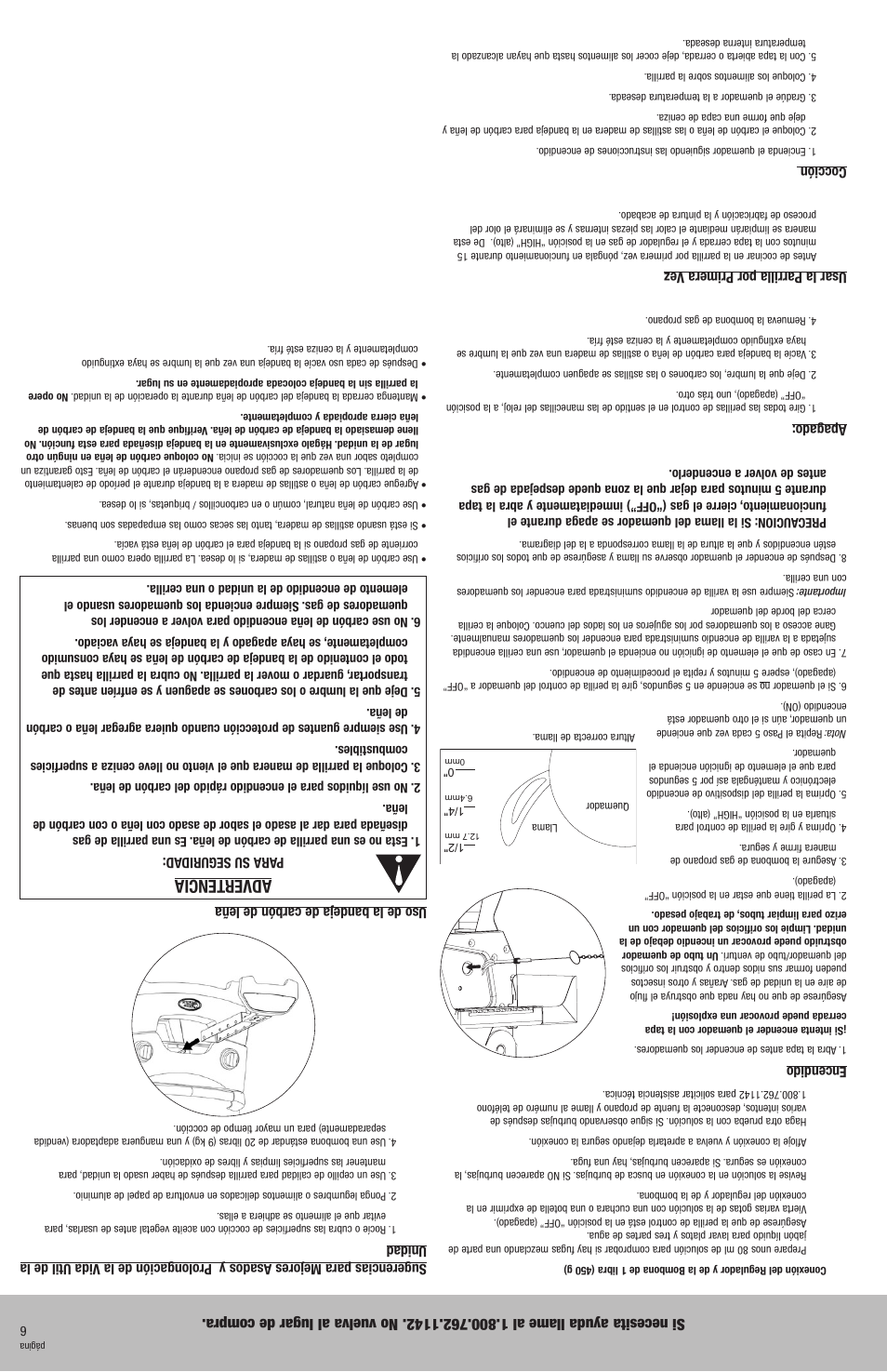 Advertencia | Blue Rhino HBT601B User Manual | Page 14 / 20