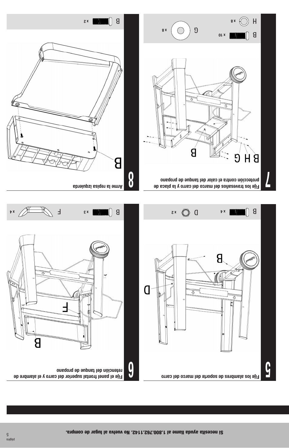 Blue Rhino GBC831WB User Manual | Page 24 / 28