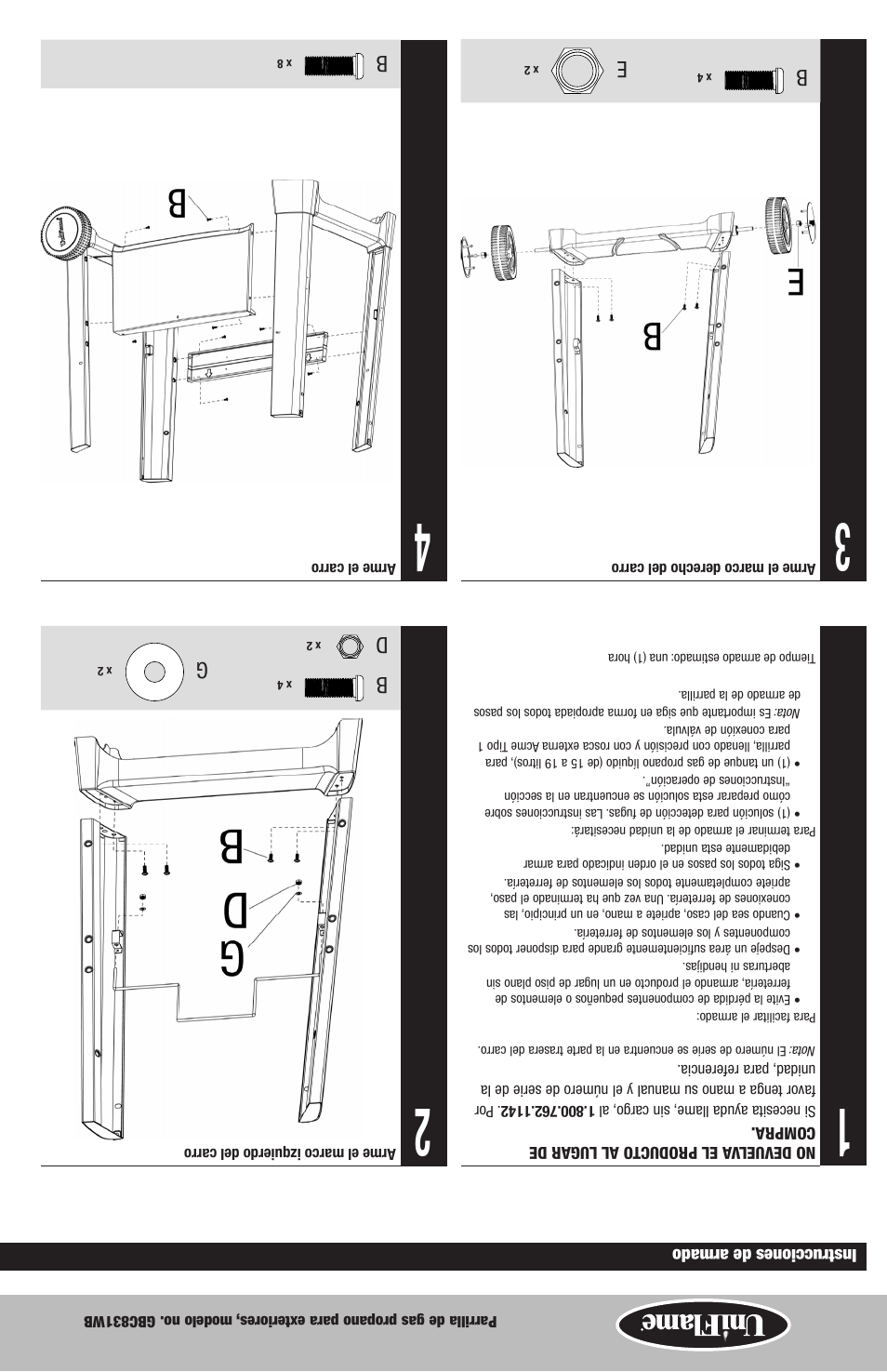 Blue Rhino GBC831WB User Manual | Page 25 / 28