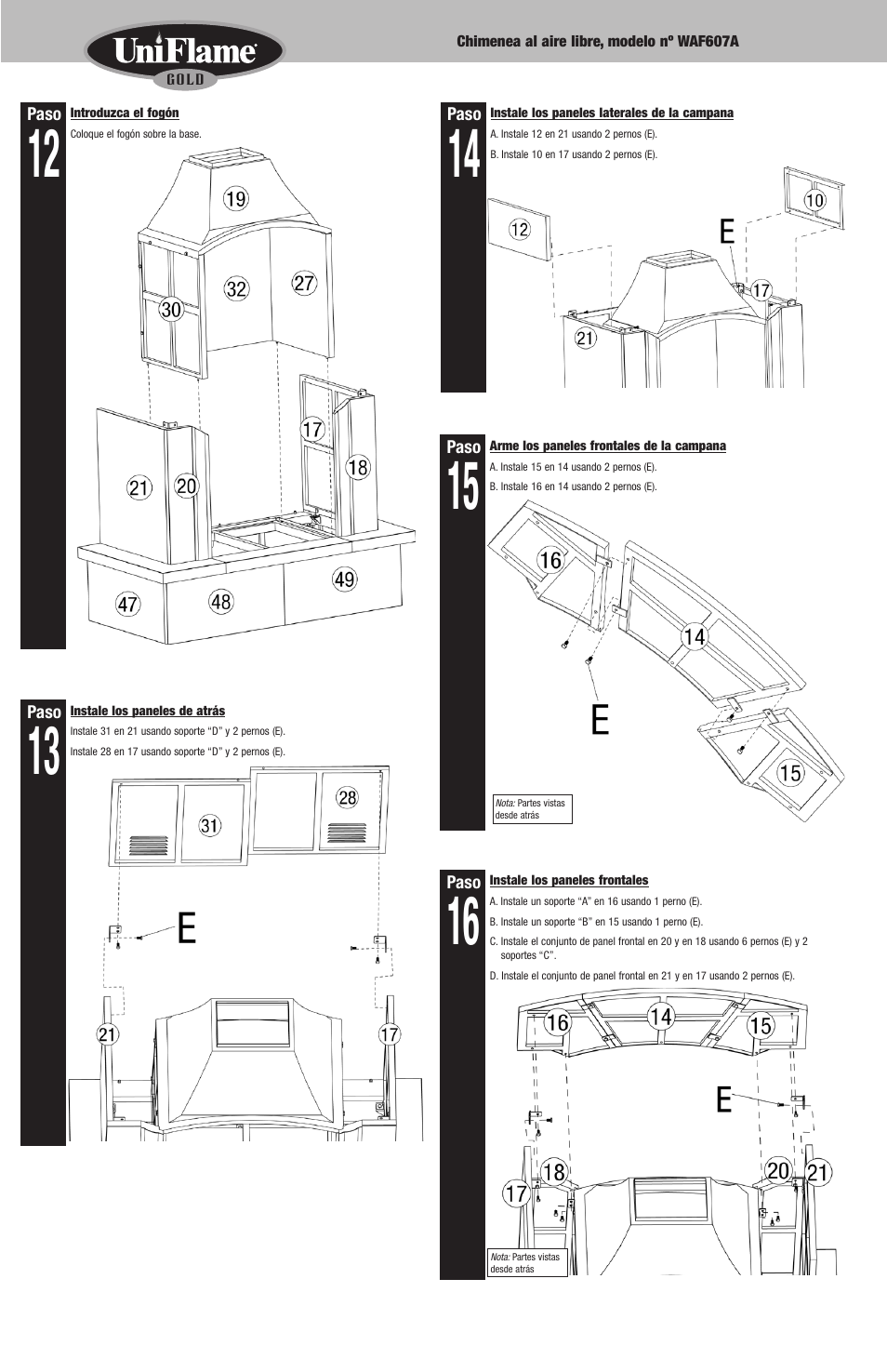 Blue Rhino WAF607A User Manual | Page 15 / 28