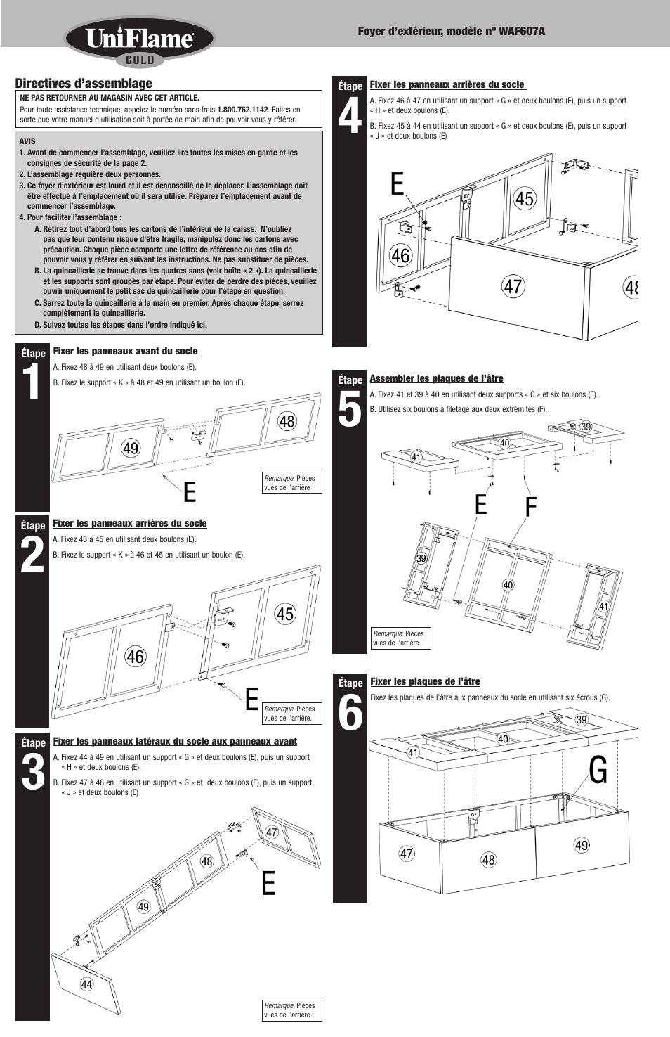 Blue Rhino WAF607A User Manual | Page 22 / 28