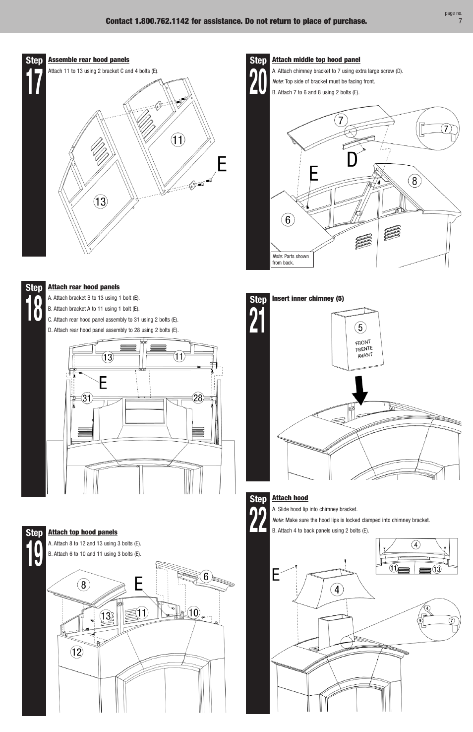 Blue Rhino WAF607A User Manual | Page 7 / 28