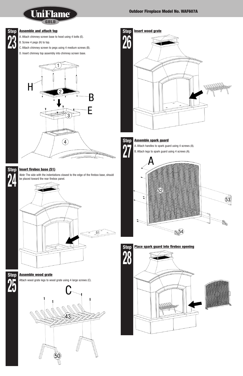 Blue Rhino WAF607A User Manual | Page 8 / 28