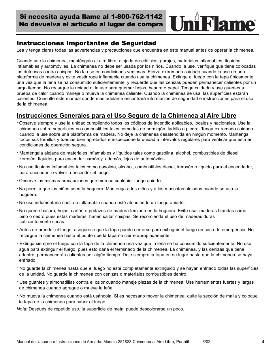 Blue Rhino 251828 User Manual | Page 5 / 19