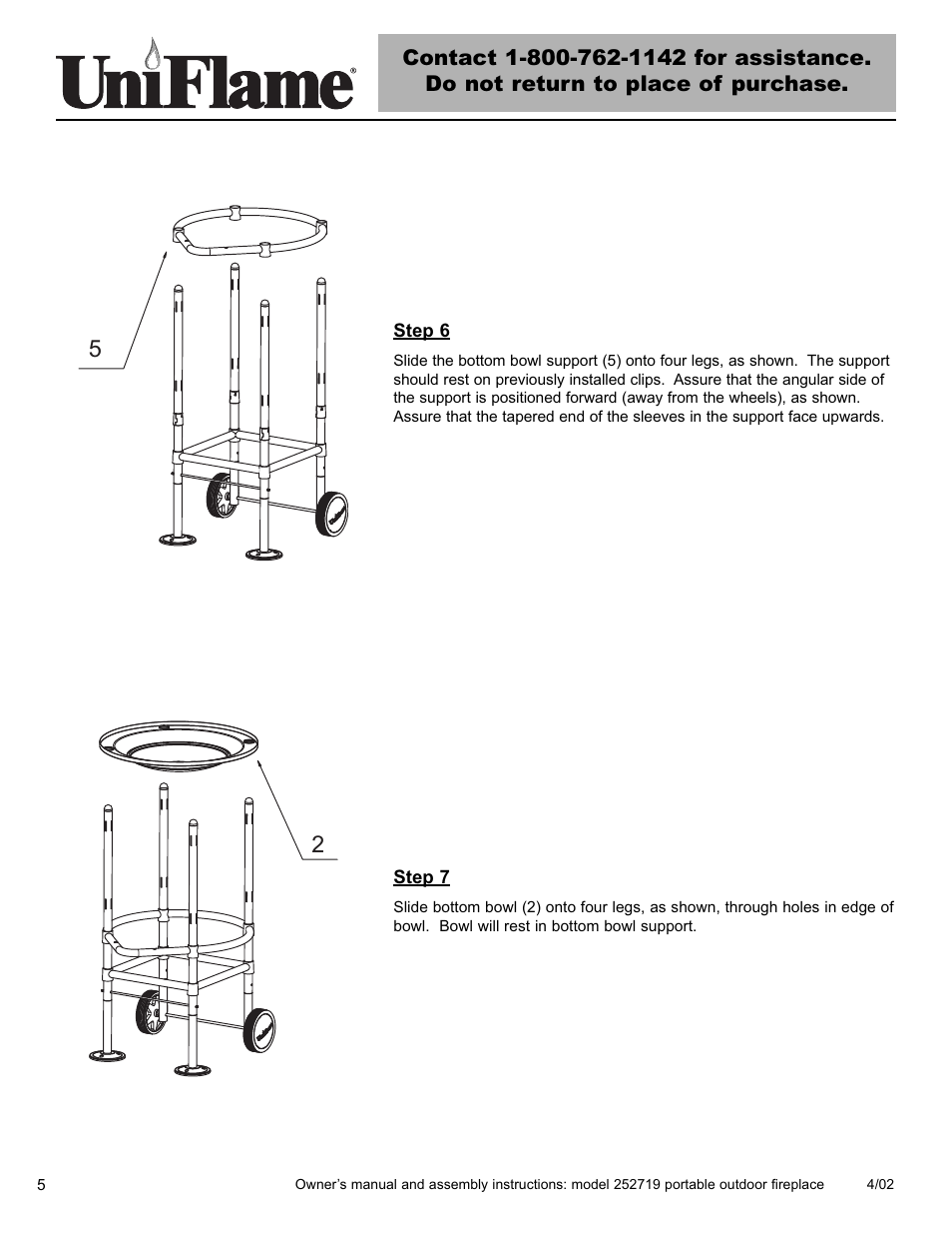Blue Rhino 252719 User Manual | Page 6 / 16