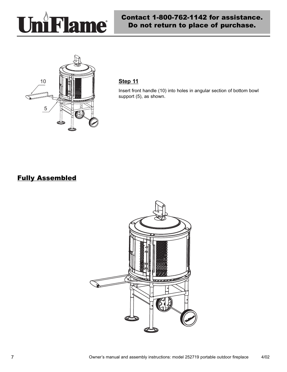 Blue Rhino 252719 User Manual | Page 8 / 16