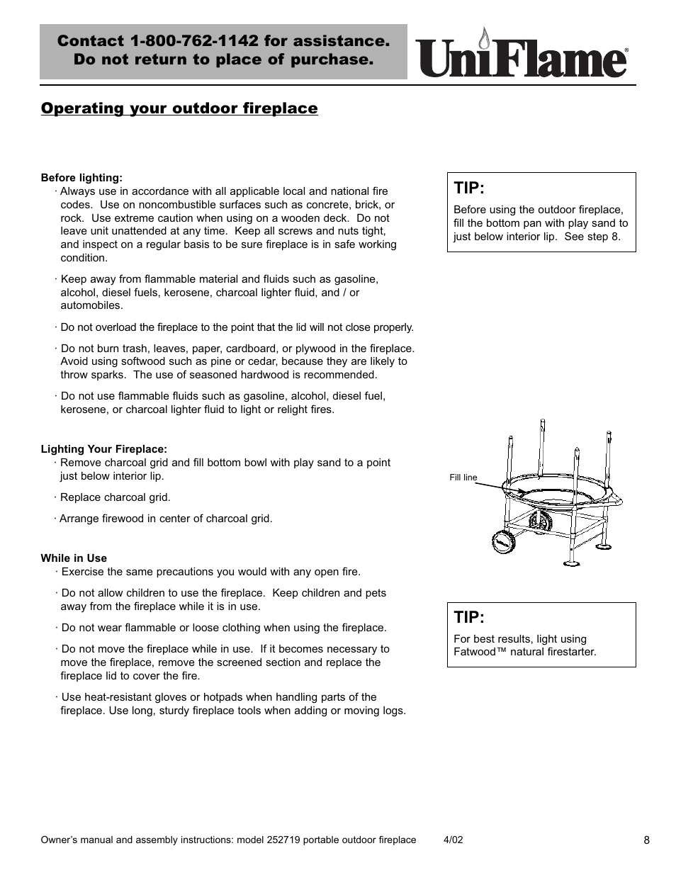 Blue Rhino 252719 User Manual | Page 9 / 16
