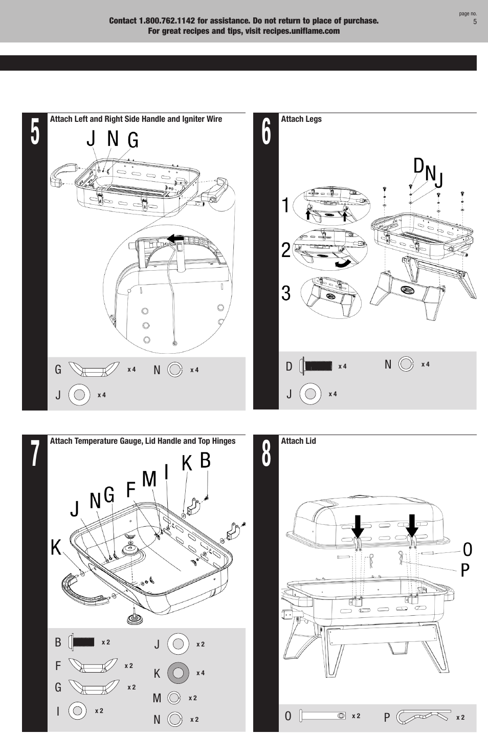 Blue Rhino NSP2304L / 0184639 User Manual | Page 5 / 20