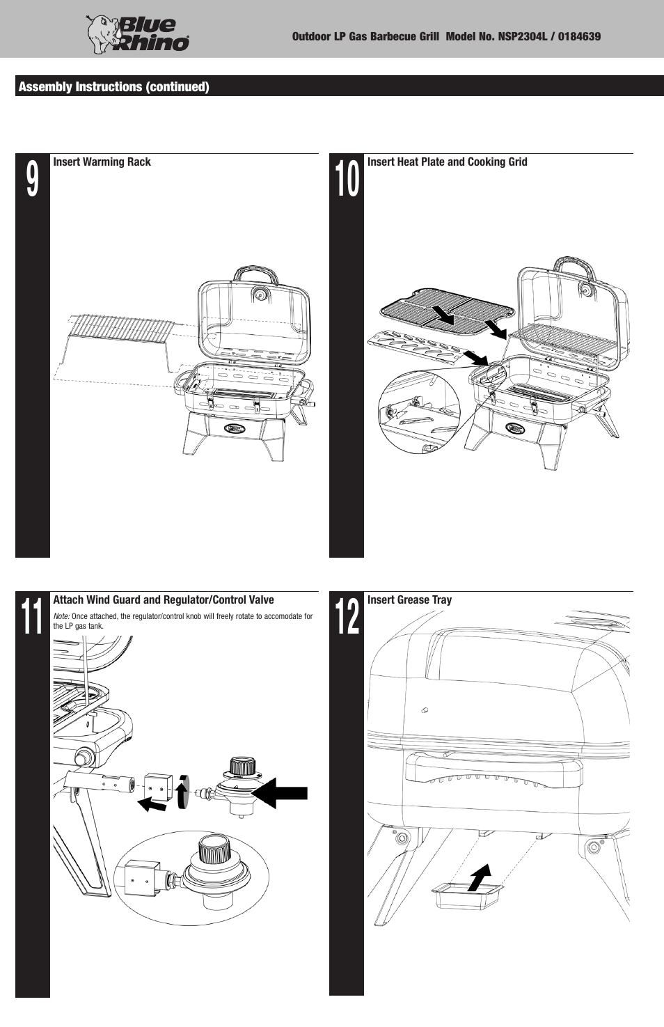 Blue Rhino NSP2304L / 0184639 User Manual | Page 6 / 20
