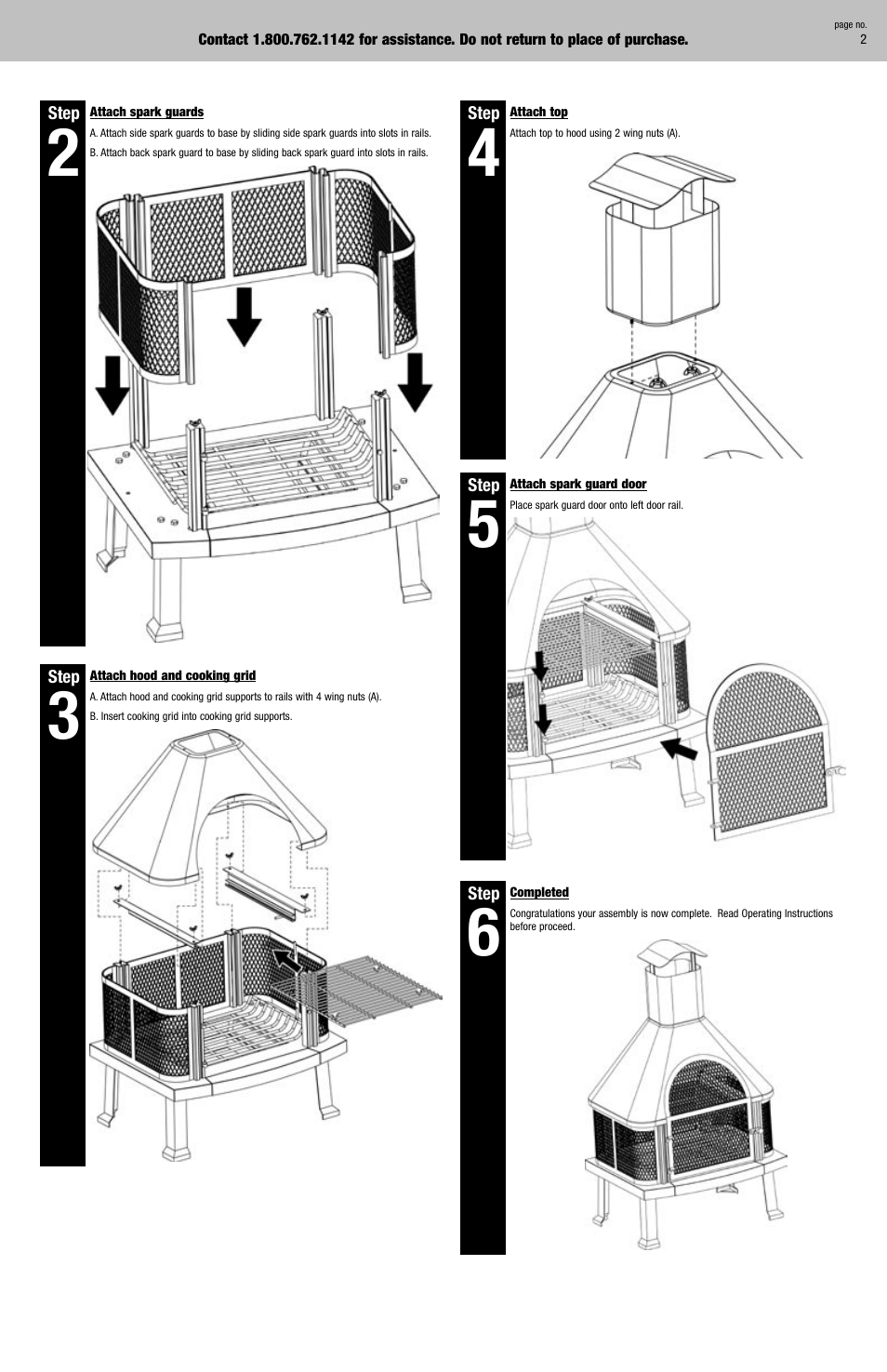 Blue Rhino WAF513C User Manual | Page 3 / 4