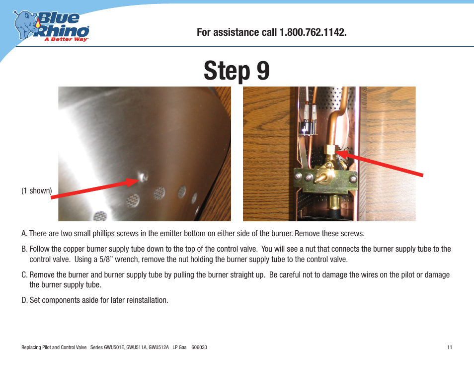 Step 9 | Blue Rhino GWU501E User Manual | Page 11 / 21