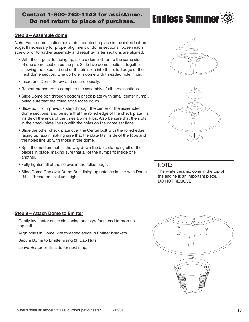 Blue Rhino 233000 User Manual | Page 11 / 44